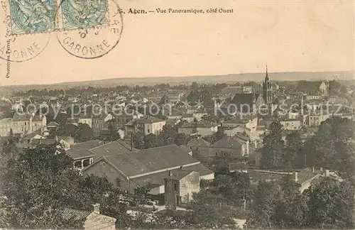 Agen_Lot_et_Garonne Vue panoramique Agen_Lot_et_Garonne