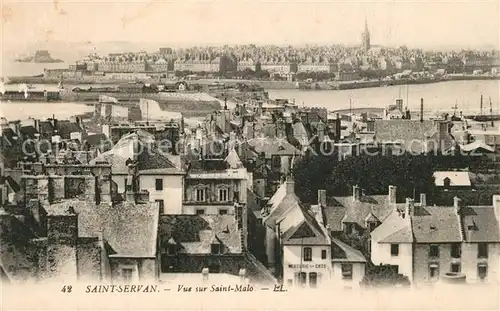 Saint Servan_sur_Mer Vue panoramique sur Saint Malo Saint Servan_sur_Mer