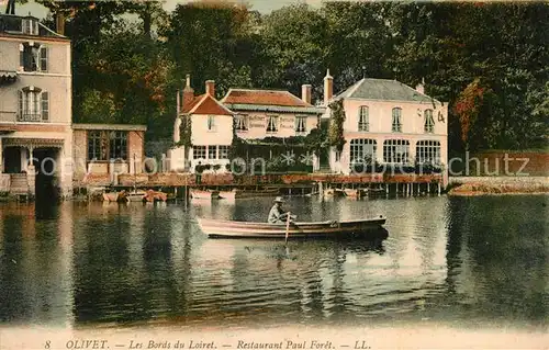 Olivet_Loiret Les bords du Loiret Restaurant Paul Foret Olivet Loiret