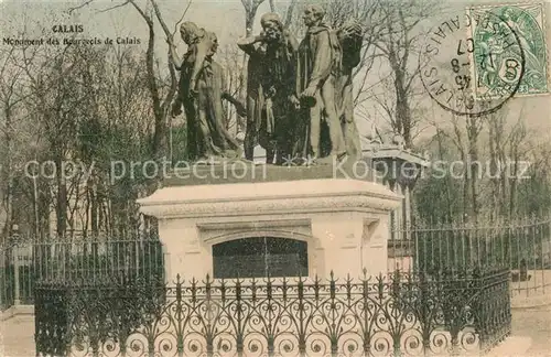 Calais Monument des Bourgeois de Calais Calais
