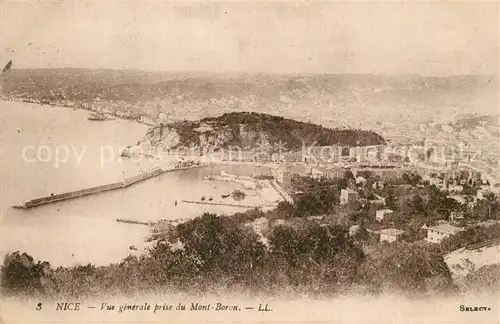 Nice_Alpes_Maritimes Vue generale prise du Mont Baron Cote d Azur Nice_Alpes_Maritimes