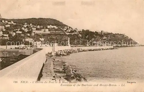 Nice_Alpes_Maritimes Entree du Port et le Mont Boron Cote d Azur Nice_Alpes_Maritimes