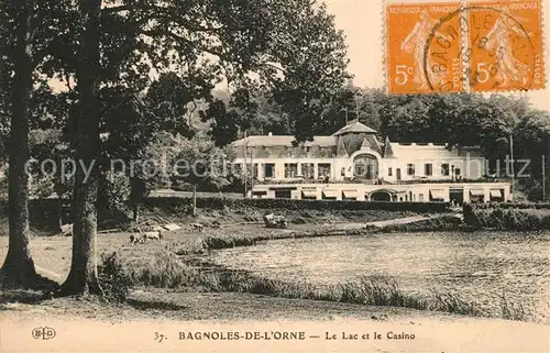 Bagnoles de l_Orne Le Lac et le Casino Bagnoles de l_Orne