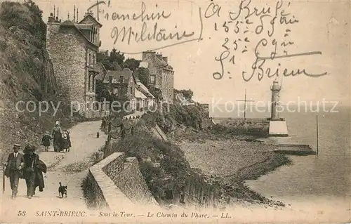 Saint Brieuc_Cotes d_Armor Sous la Tour Chemin du Phare Saint Brieuc_Cotes d