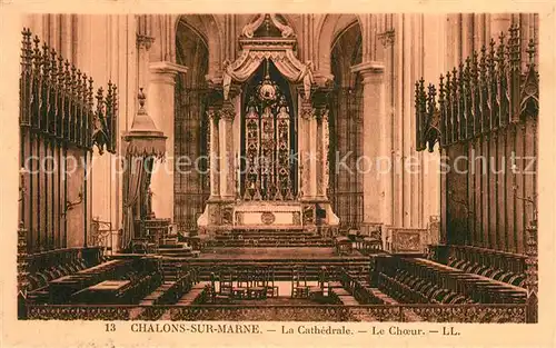 Chalons sur Marne_Ardenne Cathedrale le choeur Chalons sur Marne Ardenne