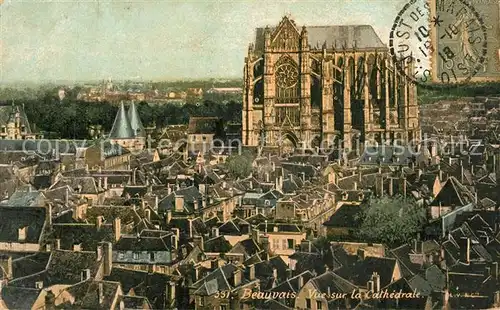 Beauvais Vue sur la Cathedrale Beauvais