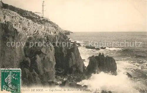 Cap Ferrat Les Rochers et le Phare Cote d Azur Cap Ferrat