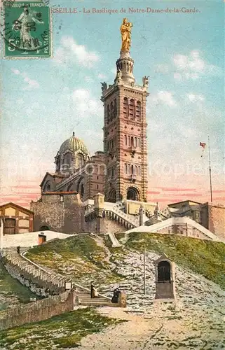 Marseille_Bouches du Rhone Basilique de Notre Dame de la Garde Marseille