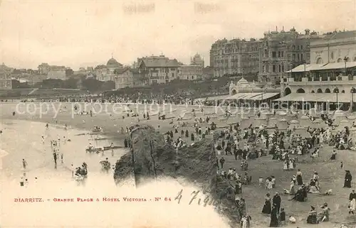 Biarritz_Pyrenees_Atlantiques Grande Plage Hotel Victoria Biarritz_Pyrenees