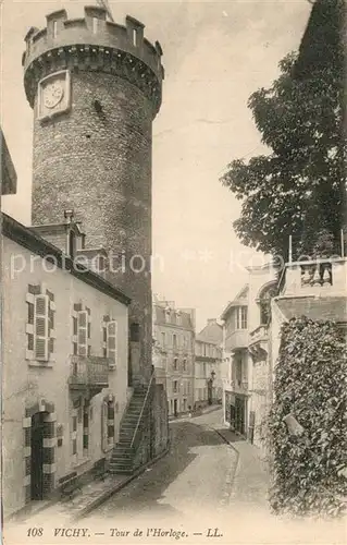 Vichy_Allier Tour de l Horloge Vichy Allier