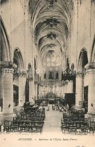 Auxerre Interieur de l Eglise Saint Pierre Auxerre