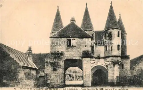 Villers Cotterets Longpont Porte fortifiee du XIIe siecle Villers Cotterets