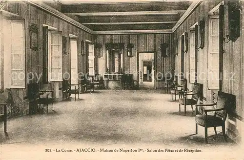 Ajaccio Maison de Napoleon Ier Salon des Fetes et de Reception Ajaccio