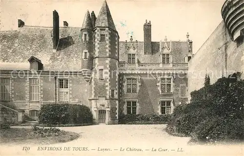 Luynes_Indre et Loire Chateau la Cour Luynes Indre et Loire