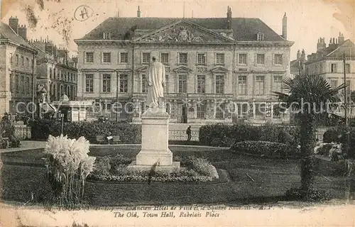 Tours_Indre et Loire Ancien Hotel de Ville Square Rabelais Tours Indre et Loire