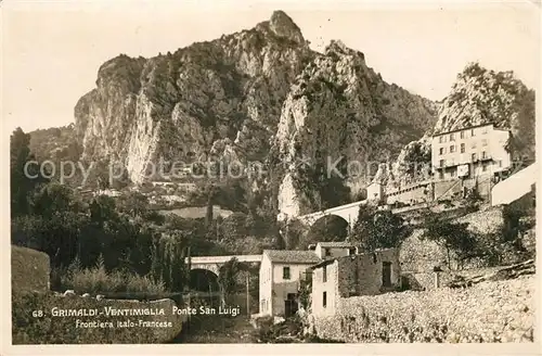 Grimaldi_di_Ventimiglia Ponte San Luigi Frontiera Italo Francese  Grimaldi_di_Ventimiglia