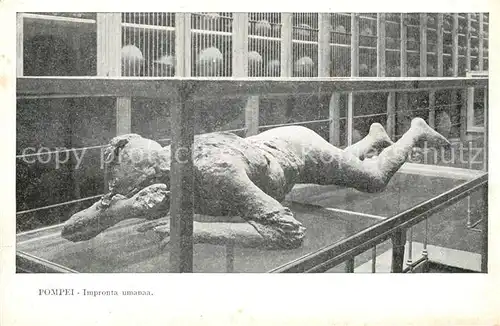 Pompei Impronta Umana Pompei