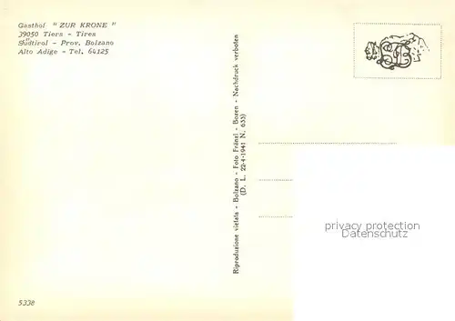 Tiers_Tires Gasthof zur Krone 