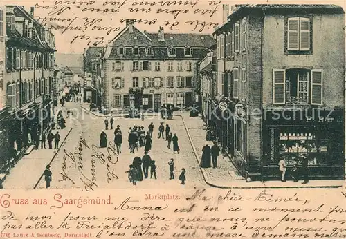 Saargemuend Marktplatz Saargemuend