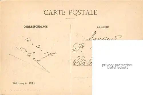 Mattexey La Guerre 1914 16 apres le bombardement Mattexey