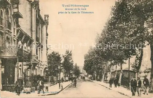 Toul_Meurthe et Moselle_Lothringen Avenue de la Gare prise de la Gare de Thiaucourt Toul_Meurthe et Moselle