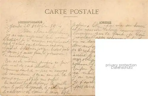 Nancy_Lothringen Bombardement des Sept 1914 Rue St Dizier Nancy Lothringen