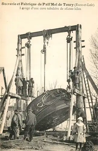 Toury Sucrerie et fabrique de Pail Mel Levage dunecuve tubulaire de 16000 kilogs Toury