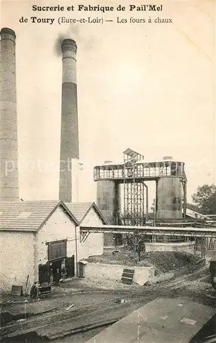 Toury Sucrerie et fabrique de Pail Mel Les fours a chaux Toury