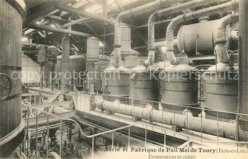 Toury Sucrerie et fabrique de Pail Mel Evaporation et cuites Toury