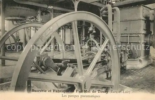 Toury Sucrerie et fabrique de Pail Les pompes pneumatiques Toury