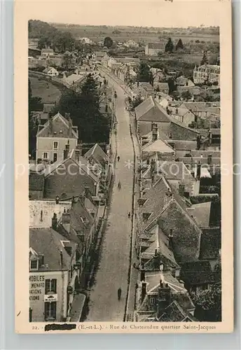 Bonneval_d_Eure et Loir Rue de Chateaudun quartier Saint Jacques Bonneval_d_Eure et Loir