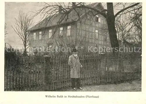 Mechtshausen Wilhelm Busch in Mechtshausen Pfarrhaus Mechtshausen