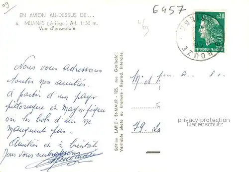 Mijanes Vue densemble aerienne Mijanes