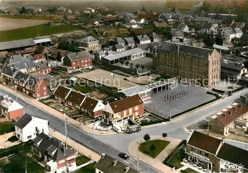 Breteuil_Oise Le groupe Scolaire Vue aerienne Breteuil Oise