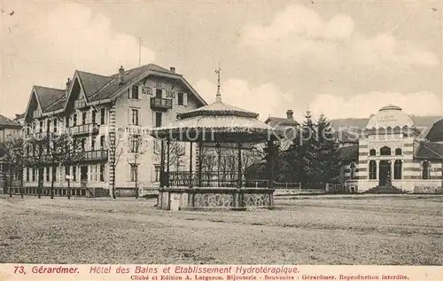 Gerardmer_Vosges Hotel des Bains et Etablissement Hydroterapique Gerardmer Vosges