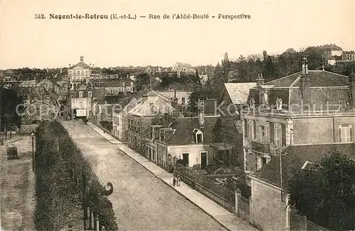 Nogent le Rotrou Rue de lAbbe Beule Perspective Nogent le Rotrou