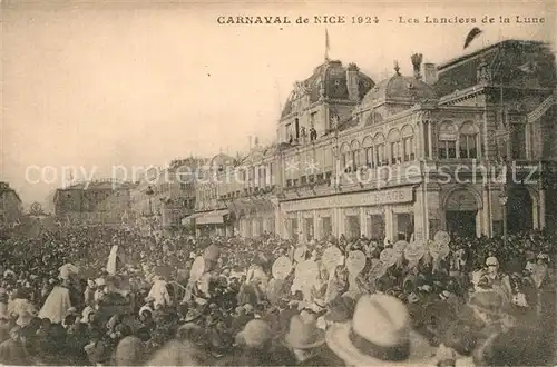 Nice_Alpes_Maritimes Carnaval de Nice 1924 Les Lanciers de la Lune Nice_Alpes_Maritimes