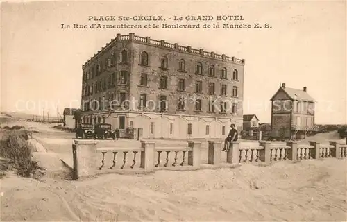 Sainte Cecile_Saone et Loire Le Grand Hotel La Rue dArmentieres et le Boulevard de la Manche Sainte Cecile