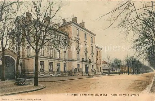 Neuilly sur Marne Asile de Ville Evrard Neuilly sur Marne