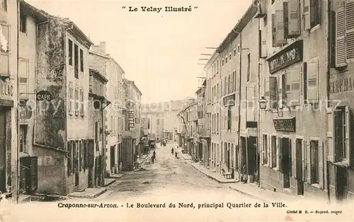 Craponne sur Arzon Le Boulevard du Nord principal Quartier de la Ville Craponne sur Arzon