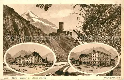 Martigny_Ville Hotels Kluser et Mont Blanc Martigny_Ville