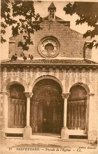 Sauveterre de Bearn Facade de l Eglise Sauveterre de Bearn