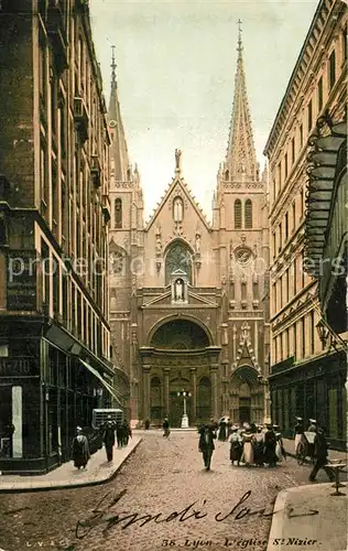 Lyon_France Eglise Saint Nizier Lyon France