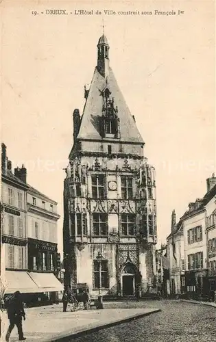 Dreux Hotel de Ville Rathaus Dreux