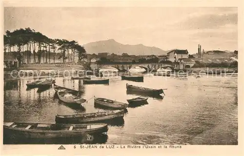 Saint Jean de Luz La Riviere l Uxain et la Rhune Saint Jean de Luz