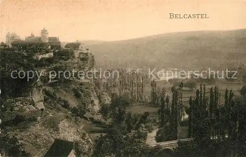 Belcastel_Aveyron Panorama Chateau Belcastel_Aveyron