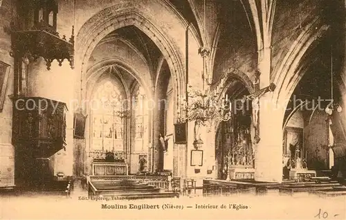 Moulins Engilbert Interieur de l Eglise Moulins Engilbert