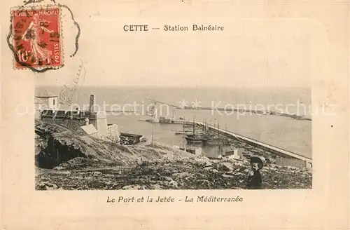 Cette_Sete Station Balneaire Port et la Jetee 