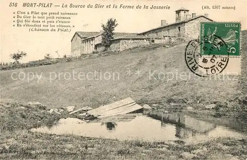 Mont_Pilat_ Loire Source du Gier et la Ferme de la Jasserie Mont_Pilat_ Loire