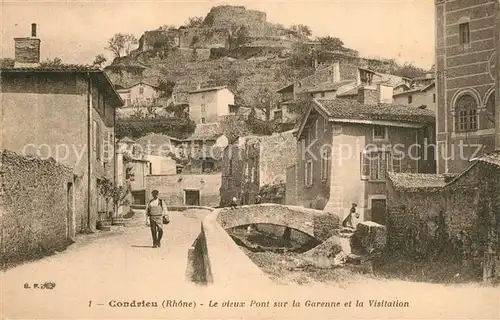 Condrieu Vieux Pont sur la Garenne et la Visitation Condrieu
